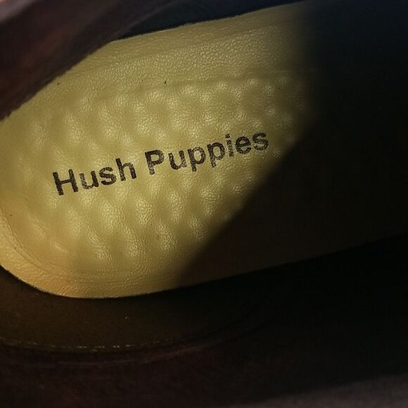 Hush Puppies Booties Brown Suede Size 11 Wide - Picture 7 of 9